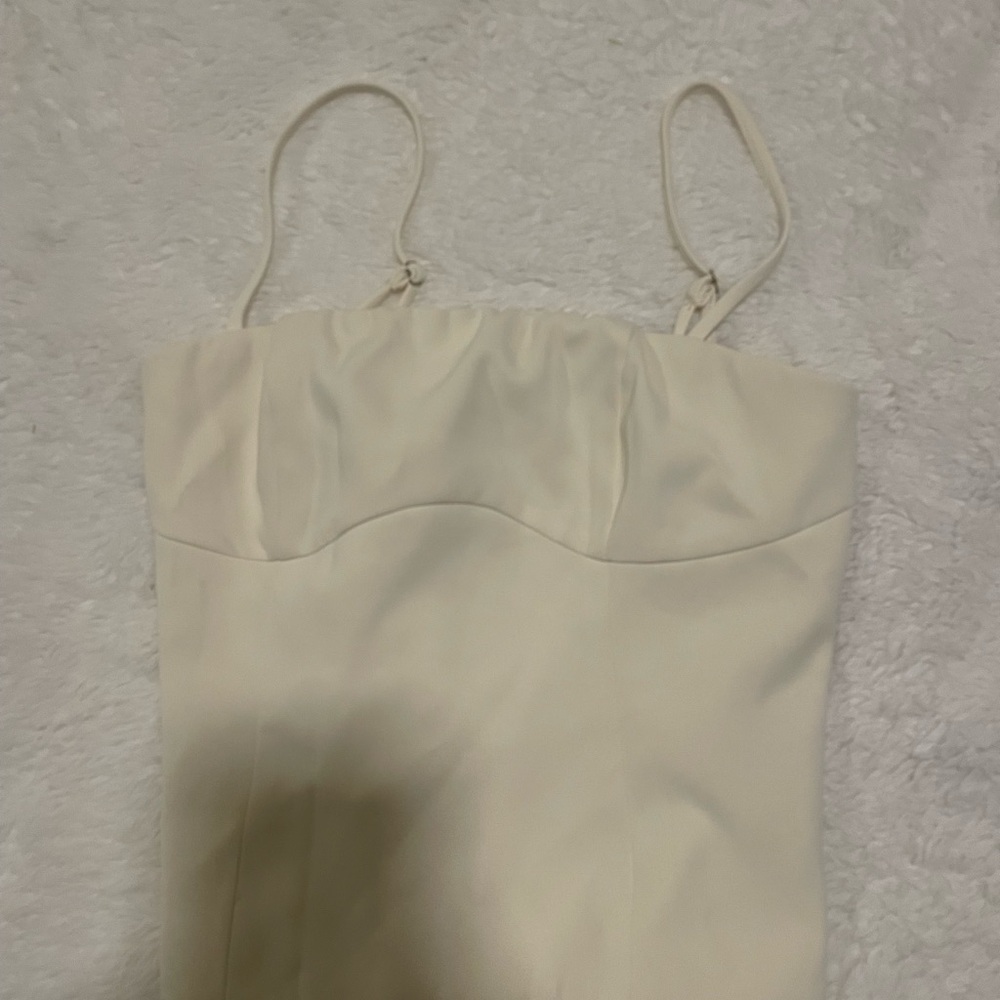 Peppermayo Cream corset top